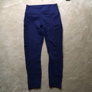 Fabletics high waisted mesh power hold capri